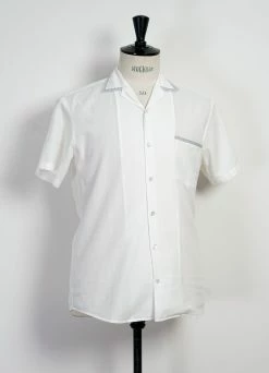 HANSEN GARMENTS JONNY | Short Sleeve Shirt | White -Mona Shop jonny short sleeve shirt white hansen garments 298106