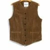 HANSEN GARMENTS KAJ | Casual Waistcoat | Camel -Mona Shop kaj casual waistcoat camel hansen garments 313190
