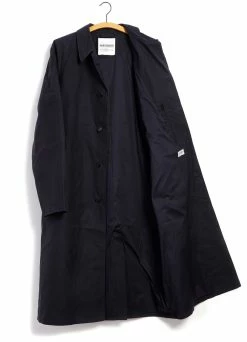 HANSEN GARMENTS MORTEN | Long Windbreaker Coat | Deep Sea -Mona Shop morten long windbreaker coat deep sea hansen garments 744761