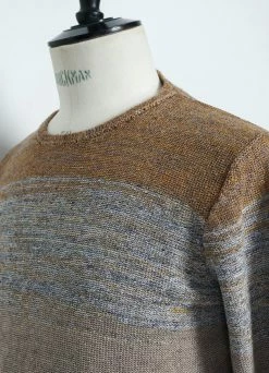 INIS MEÁIN OMBRÉ TUNIC | Linen Landscape Tunic | Beach/Stone -Mona Shop ombre tunic linen landscape tunic beachstone inis meain 220351