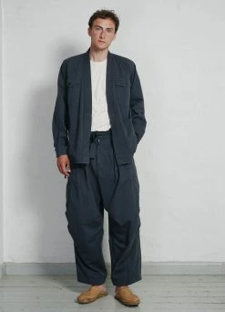 HANSEN GARMENTS REMY | East & West Shirt Jacket | Blue Grey -Mona Shop ss23 remy billy blue grey 1