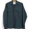 HANSEN GARMENTS STEFAN | Worker Over Shirt | Moss Green 1 HANSEN GARMENTS STEFAN | Worker Over Shirt | Moss Green -Mona Shop stefan worker over shirt moss green hansen garments 856359