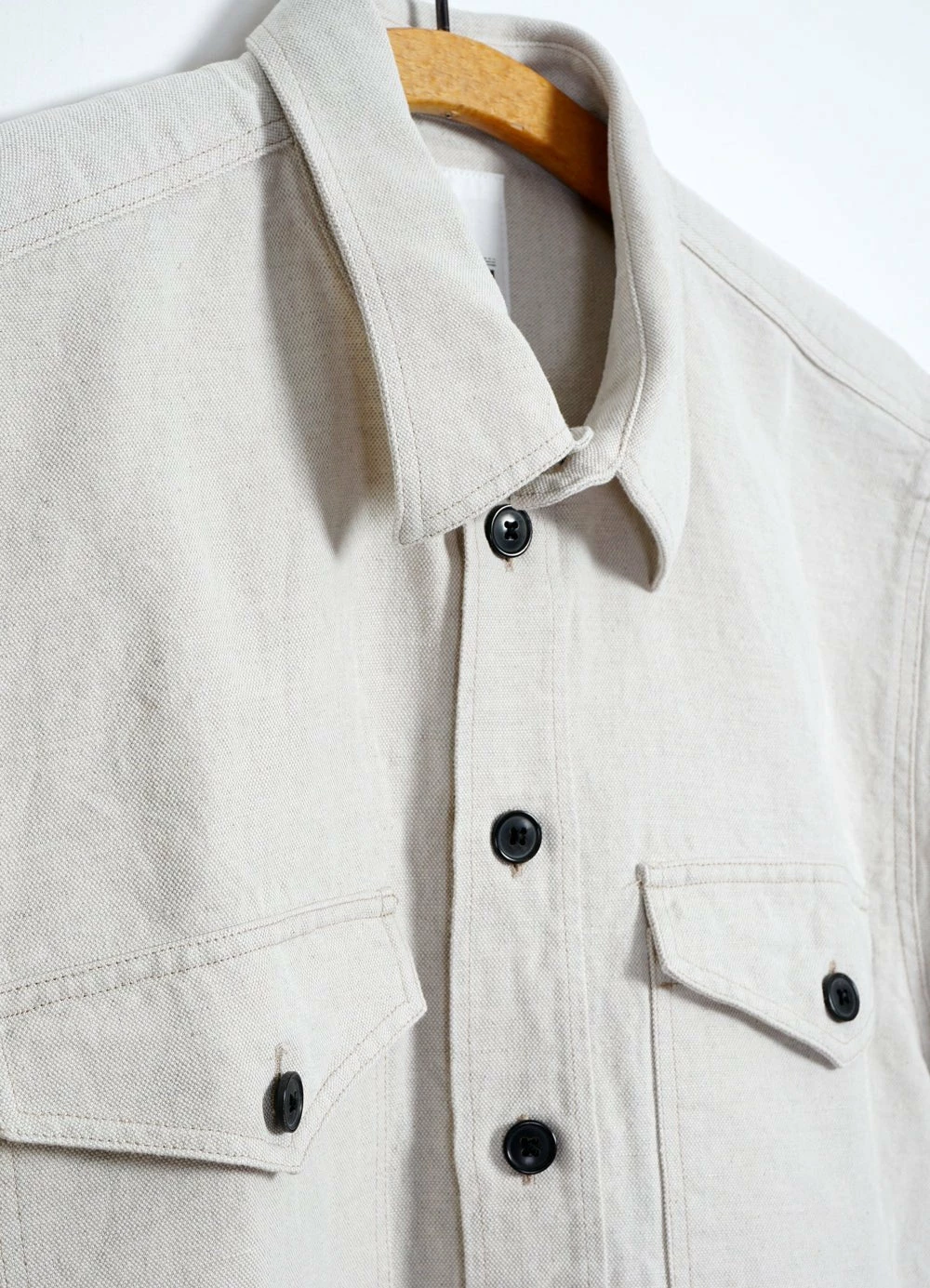VILLY | Short Sleeve Shirt | Flax Nature HANSEN GARMENTS VILLY | Short Sleeve Shirt | Flax Nature -Mona Shop villy short sleeve shirt flax nature hansen garments 210461