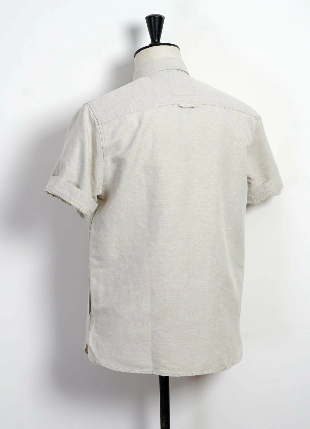 VILLY | Short Sleeve Shirt | Flax Nature HANSEN GARMENTS VILLY | Short Sleeve Shirt | Flax Nature -Mona Shop villy short sleeve shirt flax nature hansen garments 385380