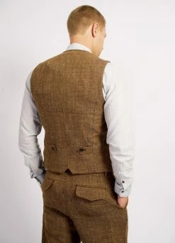 HANSEN GARMENTS WILLIAM | Classic Casual Vest | Cognac -Mona Shop william classic casual vest cognac 240 307579