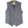 HANSEN GARMENTS WILLIAM | Classic Vest | Grey Melange -Mona Shop william classic vest grey melange 290 130268