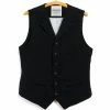HANSEN GARMENTS WILLIAM | Lapel Waistcoat | Black 2 HANSEN GARMENTS WILLIAM | Lapel Waistcoat | Black -Mona Shop william lapel waistcoat black hansen garments 325724